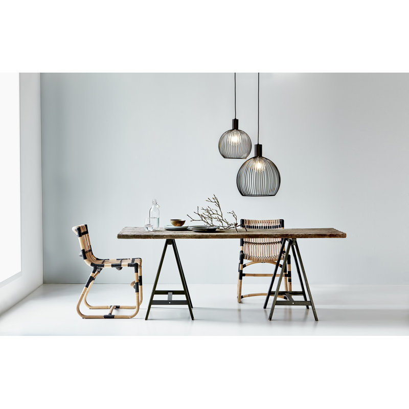 1 - Light Black Sphere Pendant, 35cm H x 30cm W x 30cm D
