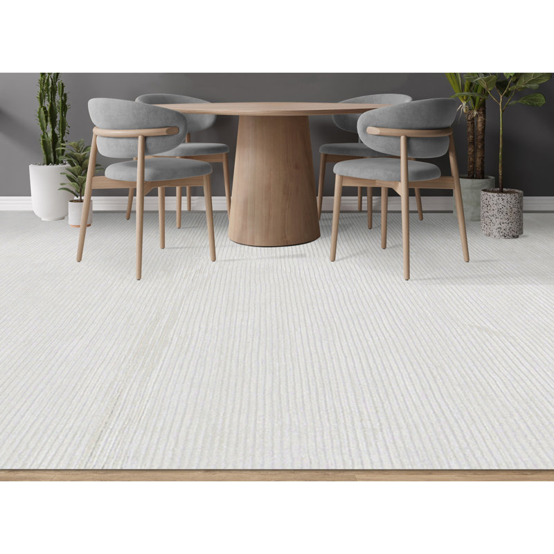 Area Rug in Cream, Rectangle 7'10" x 9'10"