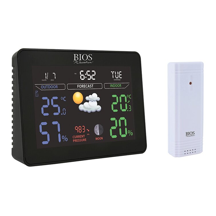 BIOS Weather 2.8'' Wireless Outdoor Weather Station