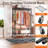 Rust - resistant Adjustable Clothes Rack with 360° Rotation, a Multi - scene Storage Marvel