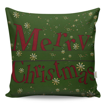Premium Washable Cushion, 17.0 x 17.0 Inches, 50% Cotton / 50% Polyester, Silicone Filling, Concealed Zip | Soft, Comfortable & Ironable | Perfect for Home Decor, Living Room & Bedroom Accents