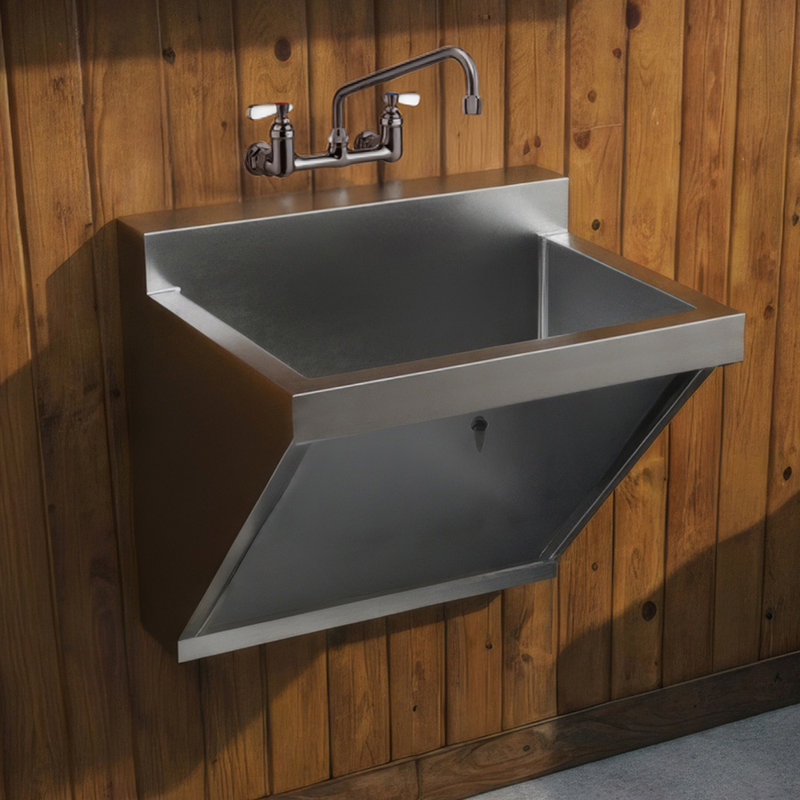 Noah's 30" L x 23" W  Wall Mount Laundry Sink