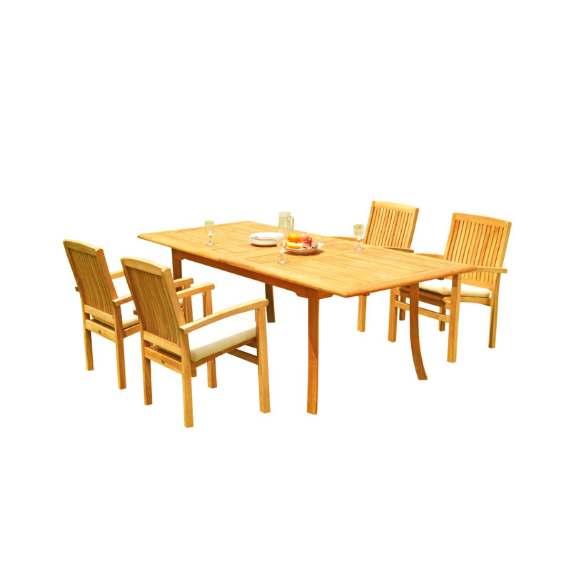Ensemble de salle à manger 11 pièces Masuda, H 30,5 po x L 117 po x l 40 po, 10