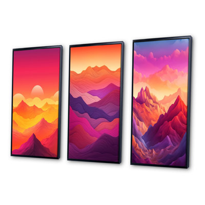 " Majestic Peaks " 3 - Pieces