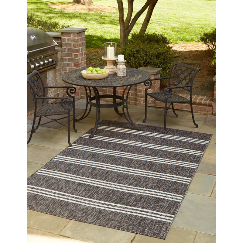 Tapis intérieur / extérieur Jill Zarin Anguilla, Rectangle 3 pi 3 po x 5 pi 3 po