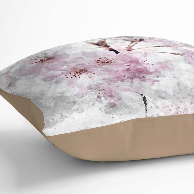 Square Throw Cushion, Stone, 40 x 40 cm