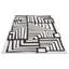 Tapis géométrique crème à motif de boîte Abani Rugs Olessja Collection NOM130A-619100635