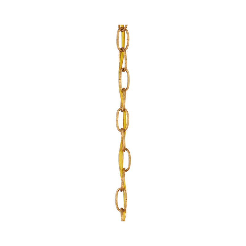 3' Grecian Gold Leaf Chain