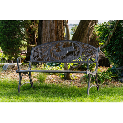 Heng Bucks Cast Iron Park Bench
