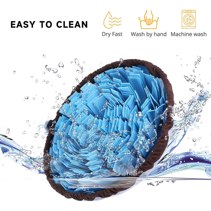 Pet Snuffle Mat Interactive Feed Puzzle, Blue