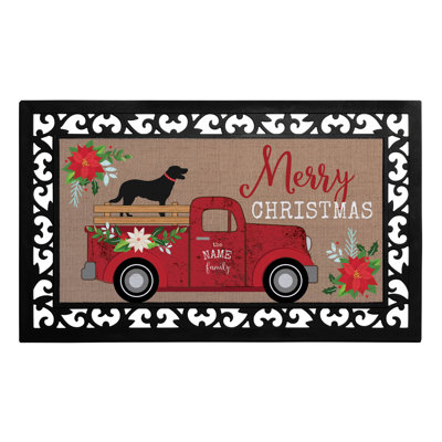 Daniel-Louis Non-Slip Christmas Indoor / Outdoor Doormat