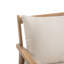 Solid Wood Patio Loveseat With Cushions