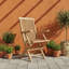 Classic Outdoor Teak Lounge Chair