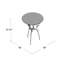 Oxendine Glass Top End Table-1560269767