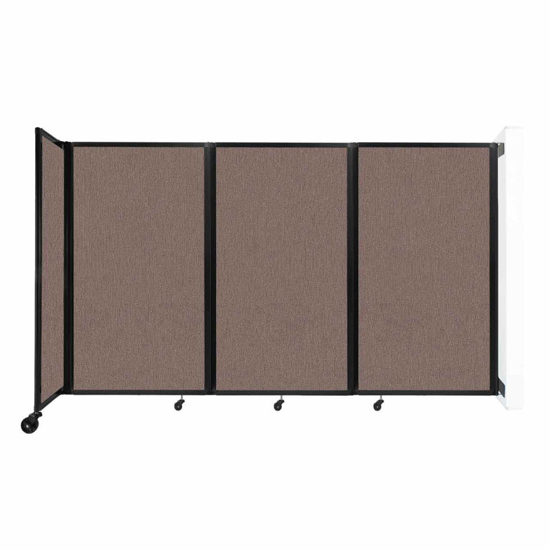 11 - Cloison pliante à panneaux, Latte, 3, H 60 po x l 102 po x P 12 po