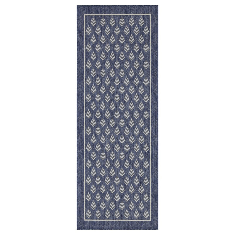 Sunshine GC_HAR2007 Blue 5 Ft. 3 In. X 7 Ft. 3 In. Indoor/Outdoor Area Rug, Rectangle 5'3" x 7'3"
