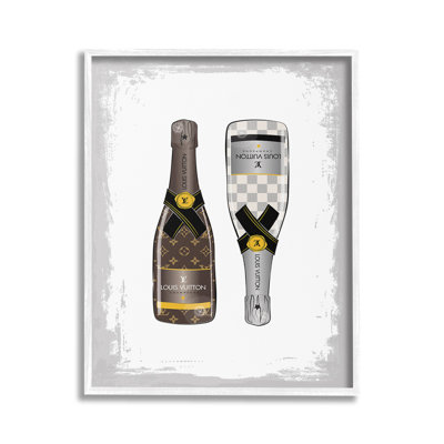 PatternedChampagneBottlesGicleeArtbyMartinaPavlova