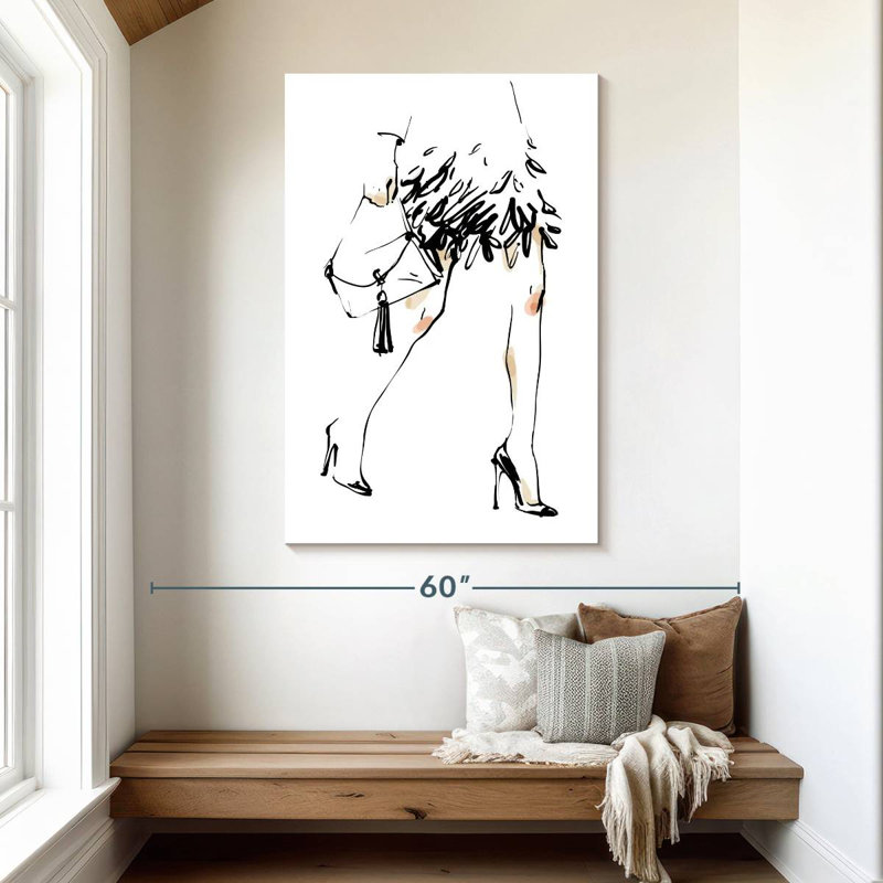 Senne Skirt And Stiletto, 48" H x 32" W