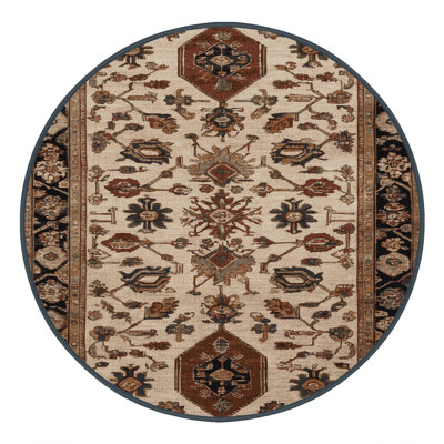 Machine Washable Turkish Brown Area Rug