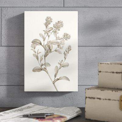 «Neutral Botanical Study II», peinture sur toile