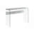Accent Table, Console, Entryway, Narrow,Living Room, Bedroom, Clear Tempered Glass, Contemporary-1392552090