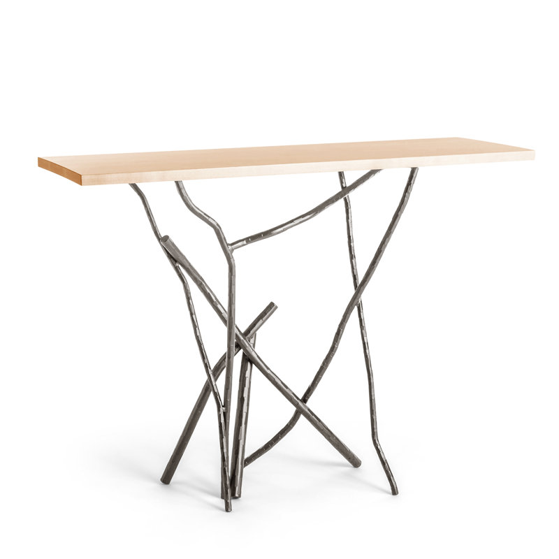 Brindille 46" Console Table, Natural, Natural Iron