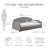 Moon Upholstered Twin Daybed-105340607