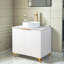 Ensemble de meuble-lavabo simple 30 po blanc moderne