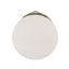 Table de bout ronde contemporaine avec tiroir et rangement ouvert-1134865925