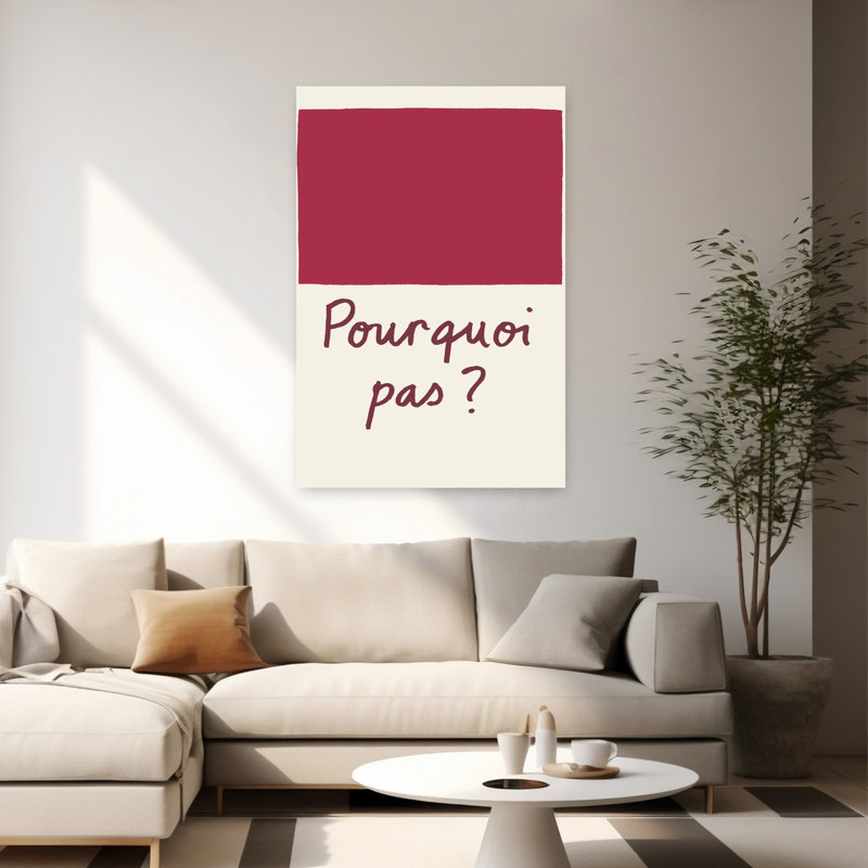 Art contemporain, art mural minimaliste contemporain audacieux, H 60 po x l 40 po
