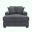 Chaise longue surdimensionnée 43,5 "avec station de charge-102038759