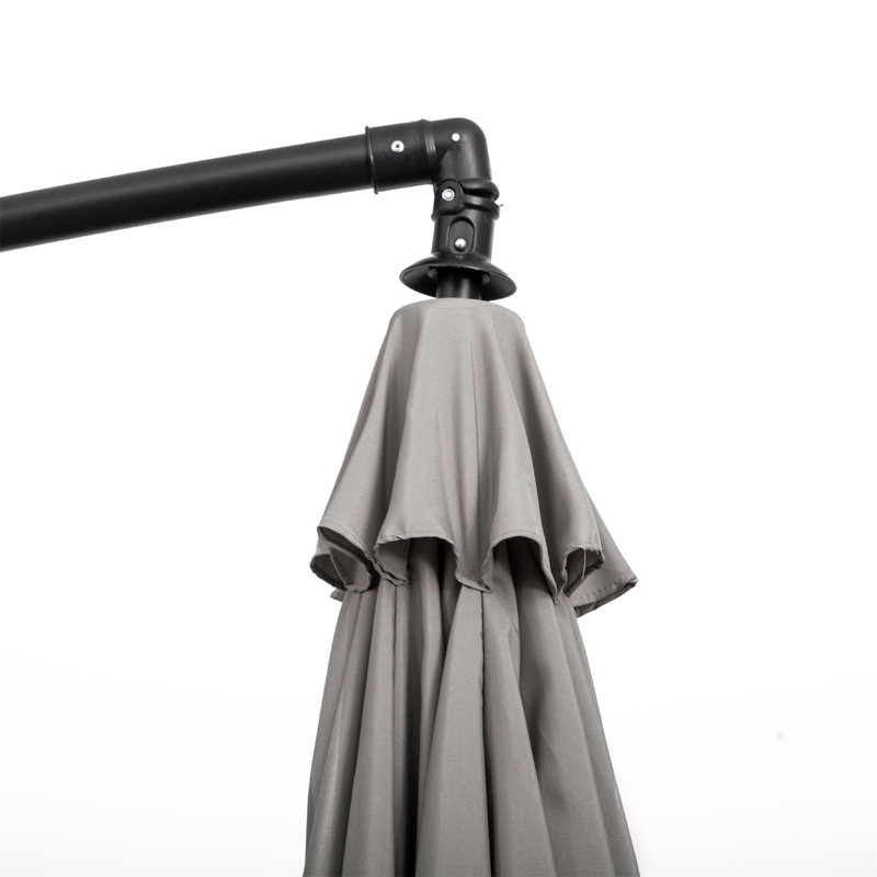 Brunk 296cm Cantilever Parasol, Grey