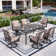 Alyah Rectangular 6 - Person 64'' Long Dining Set with Cushions