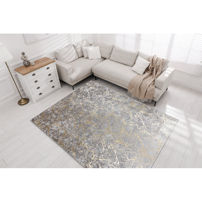 Rectangle Abstract Area Rug, Rectangle 200 x 290cm