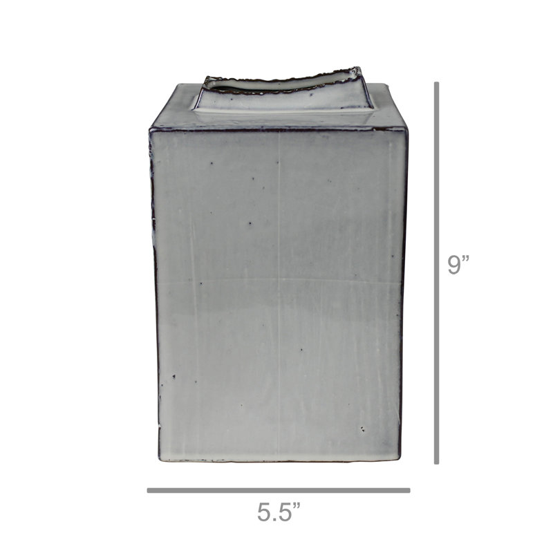 Modern Grid Rectangle Vase