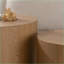 Ensemble de tables basses gigognes peu encombrantes, plateau en particules de bois aspect bois Eco-P2, facile à nettoyer pour le salon-1829919933