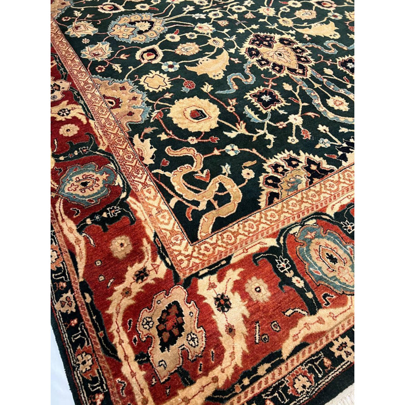 Oriental Area Rug in Green