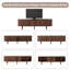 Meuble télé avec tiroirs et tablettes de rangement Chaddy. Meuble audio-vidéo en bois pour salon et chambre à coucher, console multimédia et meuble télé moderne-1975373981-1975373980