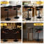 ALFORDSON Bar Stool Swivel Backrest Armrest Gas Lift Dining Chair Kitchen