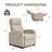 27" Wide Upholstered Manual Push Back Recliner With Side Pocket (Set Of 2)-147344427