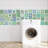 Turkish 4'' W x 4'' L PVC Peel and Stick Field Tile