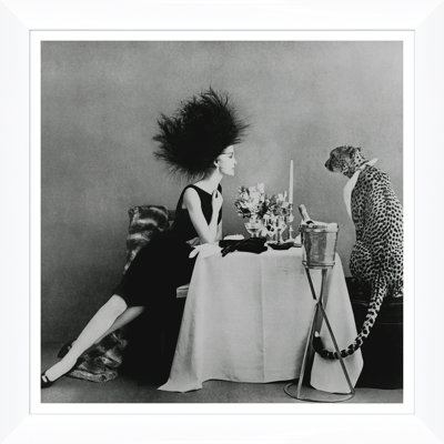 Vogue Magazine, "Model with a Cheetah", Leombruno-Bodi, November 1, 1960