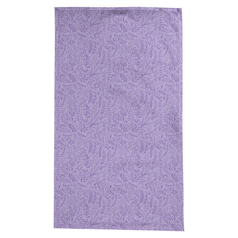 Leffel Ditsy Floral Pattern Tablecloth, Purple
