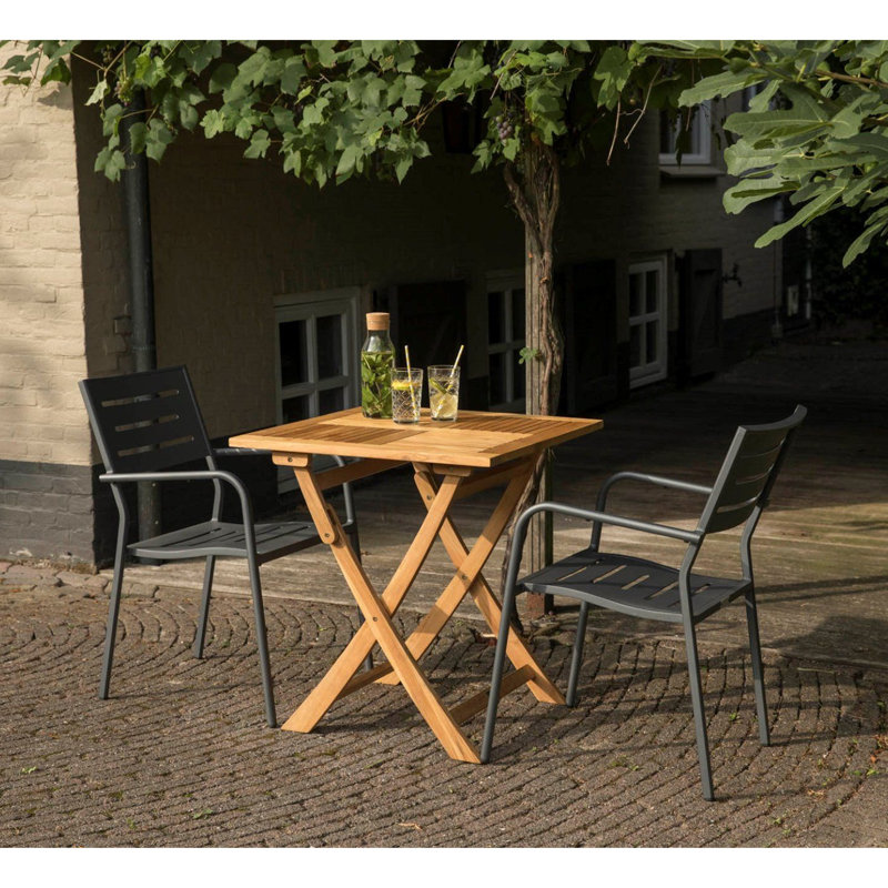 Patio Dining Armchair, Anthracite