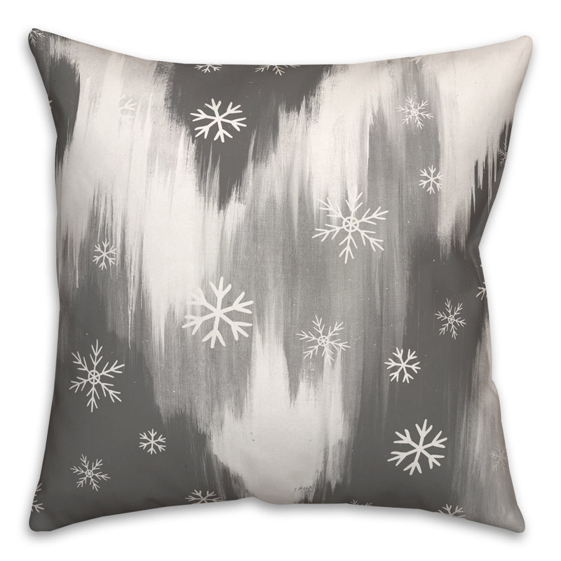 No Decorative Addition Throw Pillow, Gray