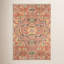 Ophelia Hand Knotted Wool Area Rug in Red-1853867272