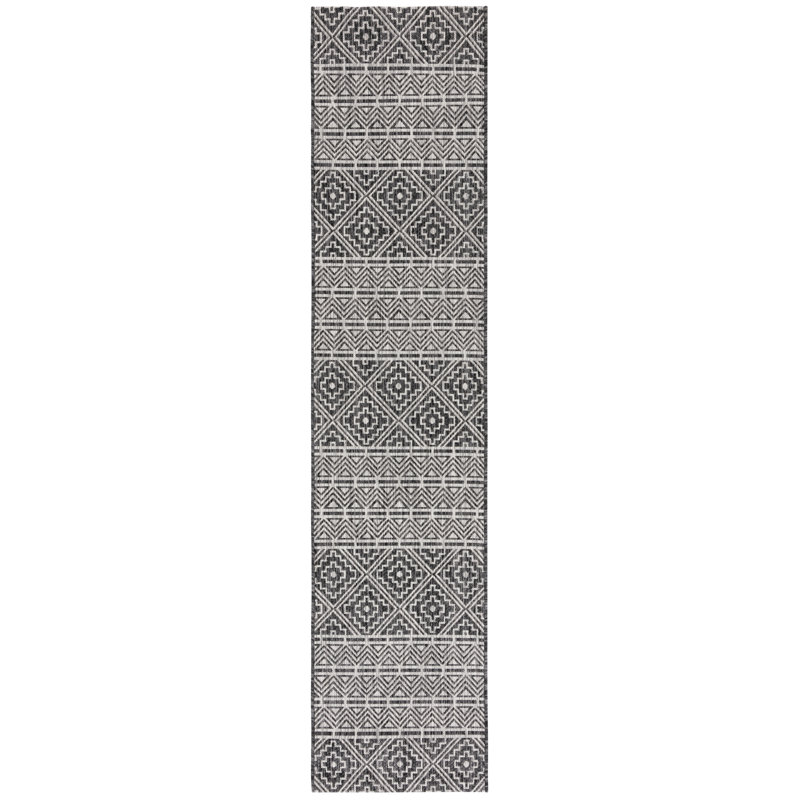 Tapis d'intérieur / extérieur Sulligent Performance Southwestern, Tapis de couloir 2 pi 3 po x 10 pi