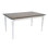 Auberta Pine Rectangular Solid Wood Top with Solid Wood Base Dining Table
