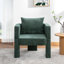 Chaise d'appoint moderne en chenille à 3 pieds avec accoudoirs ergonomiques-328043691