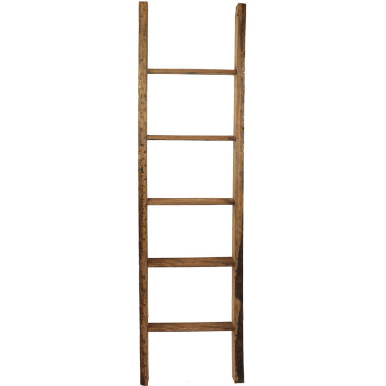 Vintage Farmhouse Rung Decorative Ladder